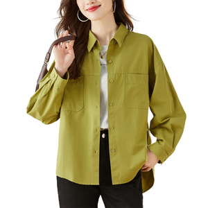 Factory Direct Sales Cotton Women's Shirt Women's Long Sleeve 2026 Spring New Commuting Elegant Top Stylish Shirt - Product Image 5