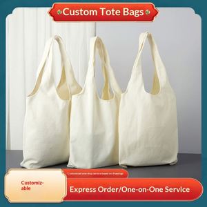 Bolsas de Compras de Lona Ecológicas de Gran Capacidad con Logotipo Personalizado a Precio de Fábrica para Llevar Objetos - Product Image 2