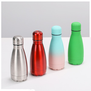 Outdoor Travel 500ml Cola Shaped <b>Insulated</b> Vacuum <b>Flasks</b> Thermoses Stainless Steel Sports Water Bottle - Product Image 2