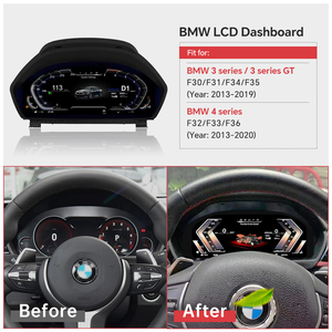 Màn hình hiển thị kỹ thuật số, cụm đồng hồ tốc độ cho BMW 3 4 Series F30 F31 F32 F34 F35 F36 2013-2020 - Product Image 2