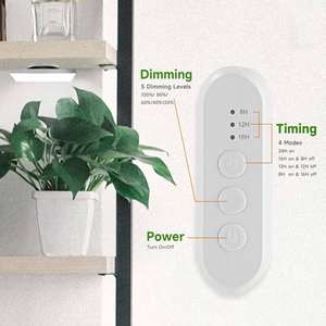 J&amp;C Under <strong>Cabinet</strong> Led Grow Lighting Full Spectrum Dimmable With Plug In Type C <strong>Light</strong> Small Thin - Product Image 3