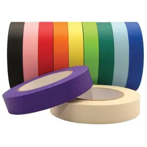 Verified Supplier Masking Tape Outdoor Factory Supplier No Residue Adhesive Masking Tape for Painting