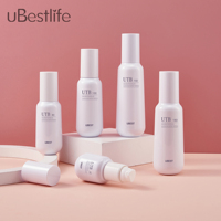 Pot de soin de la peau de luxe UTB 50 60 80 100 120 150 180 ml, emballage cosmétique vide givré de 100 ml, flacons pompe pour lotion cosmétique