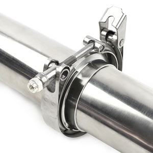 Juego de Abrazaderas en V de Liberación Rápida de Alto Rendimiento, Kit de Abrazaderas en V de 2.36 Pulgadas, Abrazadera en V Pulida con Bridas Macho y Hembra - Product Image 2