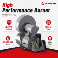 Quemador de Gas 400-MA, Piezas de Caldera, Flujo de Aire Constante Ajustable, Control de Combustible, Quemador Industrial para Hornos y Secadores