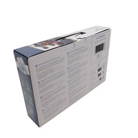 Boîte cadeau en carton personnalisée avec poignée en plastique, boîte en carton ondulé pour appareil photo