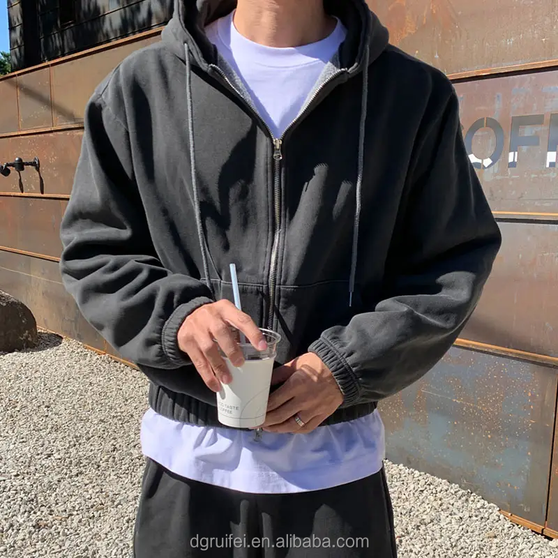 Oversized Zip-up Custom Zip-up Hoodie