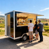 Camion de restauration rapide chinois, remorque pour jus pressé à froid au matcha, camion de cocktails, remorque de restauration commerciale avec cuisine