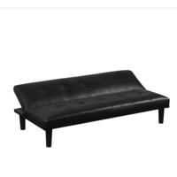 Sofá Moderno para Sala de Estar, Sofá Cama Plegable de PU, Cama Plegable París