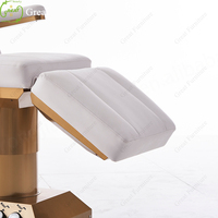 Offre Spéciale Mobilier de salon de beauté Lit facial cosmétique à commande au pied Table et chaises de massage électriques