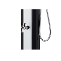 Jade Jade 20l Petite taille Piscine de jardin extérieure Douche portable Ensemble de douche extérieure solaire en acier inoxydable