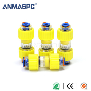 Conector hermético de gas y agua HDPE DPZA8/6mm para manguera de aire, conector de microducto, bloqueador de gas de ajuste directo - Product Image 3