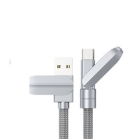 Câble de charge super rapide 120W avec lanière, sangle anti-perte pour téléphone, câble tressé multi-connecteurs Type C LUSB a