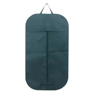 Bolsa de cubierta de traje de ropa a prueba de polvo/bolsas de almacenamiento de cubierta de chaqueta no tejida reutilizable para ropa almacenamiento colgante con cubierta