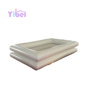 <span class=keywords><strong>สระ</strong></span>ว่ายน้ำเป่าลมพีวีซีทรงสี่เหลี่ยม2*3ม. สำหรับงานแต่งงานดีไซน์สีขาว - Product Image 2