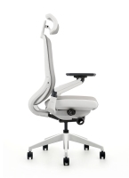 Chaise de bureau exécutive ergonomique moderne à dossier haut en maille avec massage et soutien lombaire