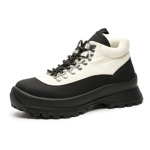 Bottes Martin de luxe pour hommes, nouvelle collection, <span class=keywords><strong>chaussures</strong></span> Panda rehaussantes pour l'extérieur, randonnée - Product Image 4