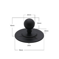 Soporte para teléfono celular N-star, soporte para teléfono con adhesivo para visera solar, soporte para teléfono móvil con pegamento para tablero de coche, soporte para teléfono para motocicleta