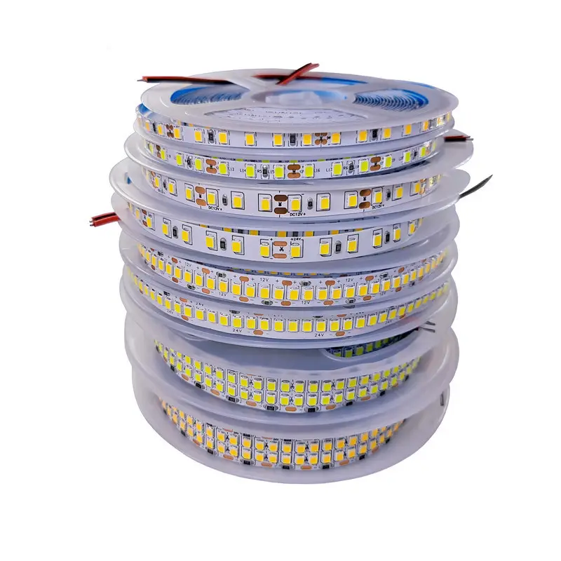 무료 배송 100 Pcs 스트립 5m SMD 2835 120 240 LED/m DC12V IP20 비 방수 유연한 리본 문자열 테이프 LED 램프