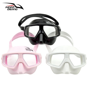 หน้ากากดำน้ำแบบไร้กรอบ Keep Diving รุ่น DM-405 เลนส์กระจกชิ้นเดียว ปริมาตรน้อย ป้องกันฝ้า น้ำหนักเบา สำหรับดำน้ำฟรีไดฟ์วิ่ง กีฬาทางน้ำสำหรับผู้ใหญ่ - Product Image 5