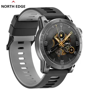 2023 New NORTH EDGE Dual Band Satellite GPS BT 5.0 altimetro barometro bussola frequenza cardiaca sonno Outdoor Smart Watch Cross Fit3