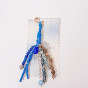 Bohemian <strong>Bead</strong> Keychain Pendant Cute Collection of Wish Seeds Bag Hanging Mobile Phone Chain - Product Image 4