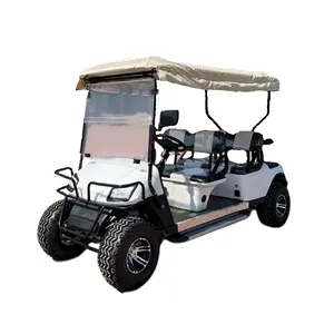 Strada legale carrinho de golfe chinês 48V Club Car elétrico 4x4 veículo utilitário 2 4 6 posti di lusso off road carrinho de golfe