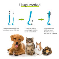 ISHOW Gants et rouleaux écologiques en plastique pour l'élimination des tiques X3, accessoires de toilettage pour animaux de compagnie pour le contrôle des puces chez chiens et chats, personnalisables