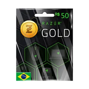 Cartão-presente Razer Gold BR 50 BRL