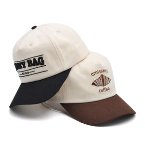 Özel nakış logosu yapılandırılmamış düşük profil Strapback ağır pamuk 5 Panel hafif eğri ağız spor Golf şapka - Product Image 1