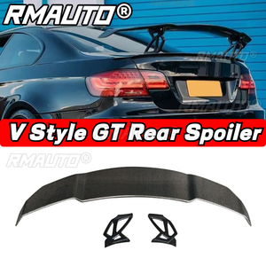 Aileron arrière universel en fibre de carbone véritable RMAUTO, style V, kit carrosserie pour BMW E90 E93 F10 F30 G30 - Product Image 1