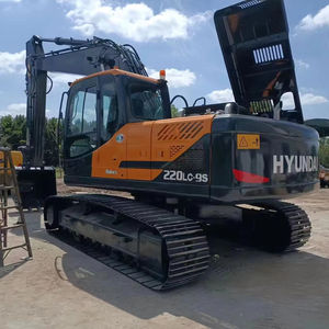 Excavadoras Hyundai usadas 220LC-9S 220LC 220 de orugas de 22 toneladas en buen estado, maquinaria de excavación de segunda mano, excavadora coreana con cucharón - Product Image 1