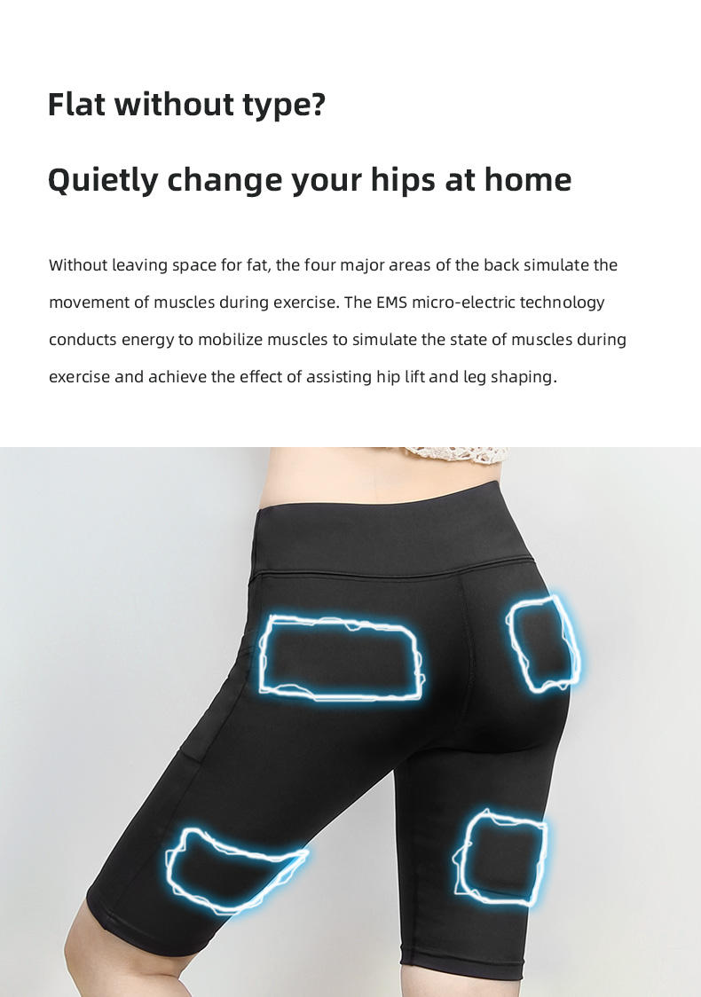 Home Gym Exercise Electric Stimulation Ems Training  Buttock lifting Gym Shorts Ems Pants Body Sculpting with Energy Box