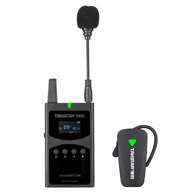For TAKSTAR WTG-650 Tour Guide System UHF Wireless Audio System Multilingual Translation Wireless Microphone for Guiding