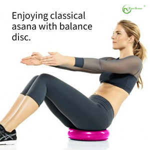 Disco de <span class=keywords><strong>Equilibrio</strong></span> Inflable de PVC Personalizado por el Fabricante Zhensheng para <span class=keywords><strong>Yoga</strong></span>, Pilates, <span class=keywords><strong>Equilibrio</strong></span>, Fitness, Asana Clásica, Masaje y Relajación - Product Image 3