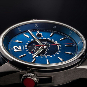 Reloj GMT de Lujo para Hombre, Correa de Cuero, Esfera Grande, Luminoso, Mecánico, Automático - Product Image 2