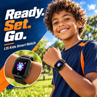 Montre connectée pour enfants L15 Premium 4G HD avec écran tactile, appels, GPS, suivi des pas, pour les aventures quotidiennes en plein air