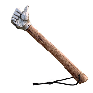 Niu Xiang Biomimetic Fist <b>Hammer</b> Stainless Steel Wooden Handle Car Outdoor Self Defense Tool - Product Image 3