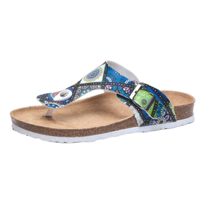 Últimas novedades de verano: Sandalias de mujer con pedrería floral, chanclas con clip, de PU, de moda, superventas al por mayor para la playa en otoño. - Product Image 4