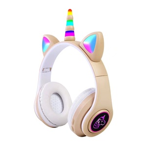 <span class=keywords><strong>Auriculares</strong></span> inalámbricos LED Unicorn Over-Ear para niños Principio dinámico Impermeable para <span class=keywords><strong>Apple</strong></span> JL Chipset Mic Incluido para niñas - Product Image 3