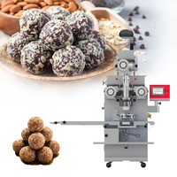 Machine automatique d'enrobage en acier inoxydable, ligne de production de biscuits/gâteaux de lune/maamoul bicolores, garantie d'un an