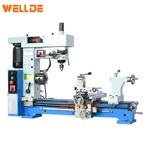 WELLDE Multi Purpose Machine Light Lathe Price Bench Drilling Milling Machine Hq800