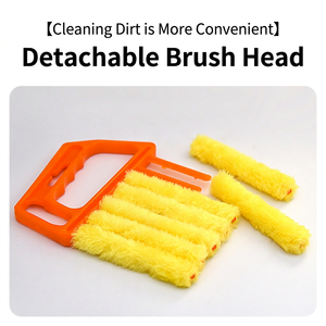Plush Window Brush Microfiber Cleaning Tool For <b>Blinds</b> And Vents Multi Functional Dust Removal - Product Image 3