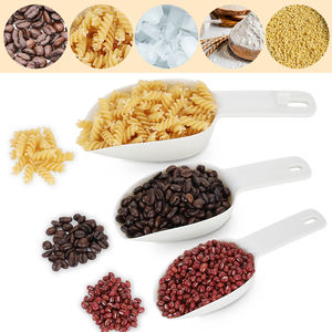 Juego de cucharas de barra de plástico multiusos de 3 piezas, <span class=keywords><strong>pala</strong></span> para servir alimentos secos para frijoles, dulces, cucharas de hielo para cocina, uso doméstico - Product Image 4