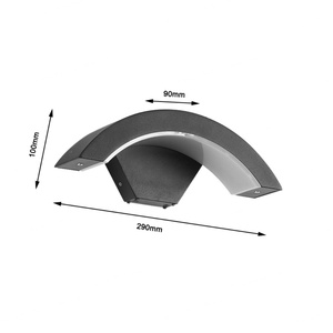 Lámpara de pared LED inteligente Tuya con WiFi, luz de porche para exteriores, aplique de jardín impermeable, RGBW 9W, regulable, compatible con Alexa y Google Home - Product Image 6