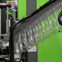 Machine de moulage par soufflage pour barils d'eau en plastique DEG-A1-20L, moulage par étirage-soufflage automatique PET à cavité unique 20L