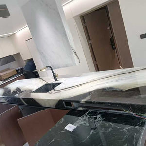 Venta caliente Material de construcción Natural pulido blanco Panda Dalmata losas de mármol - Product Image 6