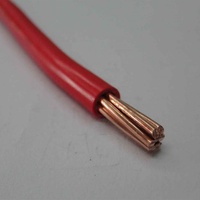 Câble électrique 600V 3x1,5mm² avec conducteur en cuivre THHN/THW/THWN pour câblage domestique