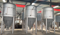 Unitanks de pression coniques d'acier inoxydable de fermenteur de bière de 2000L 3000L
