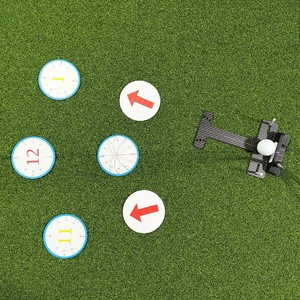 SwingPerfect Golf Outil d'alignement de putting rotatif en fibre de carbone <span class=keywords><strong>Mini</strong></span> H avec double ligne de référence, aide à l'entraînement et entraîneur de face carrée - Product Image 4